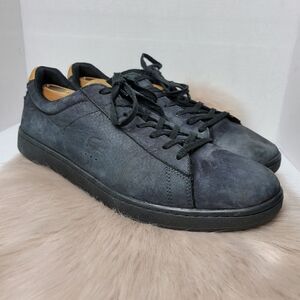 Lacoste Carnaby Evo 317 9 Men's Black suede Sneaker Size 12